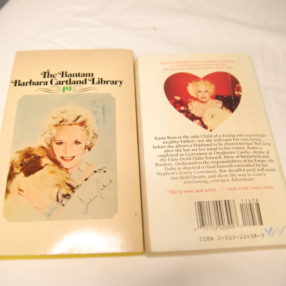 Vintage Barbara Cartland & Heron Carvic Miss Seeton Mystery Paperback Book Lot